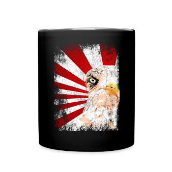Evil North Sea Gull Miemuschelart Style Nordic - Full Colour Mug - black - Front