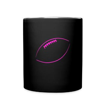 American Football Outline Women - Full Colour Mug - black - Front