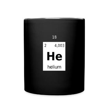 Krypto Crypto Helium Mining HNT Bitcoin Blockchain - Tasse einfarbig - Schwarz - Vorne