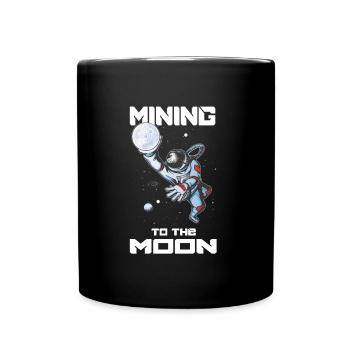 Krypto Crypto Helium Mining HNT Bitcoin Blockchain - Tasse einfarbig - Schwarz - Vorne