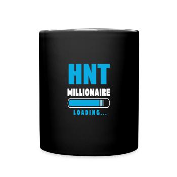 Krypto Crypto Helium Mining HNT Bitcoin Blockchain - Tasse einfarbig - Schwarz - Vorne