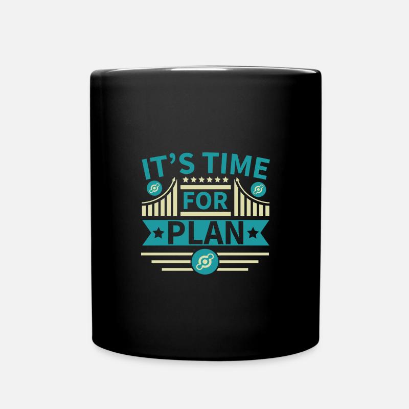 Krypto Crypto Helium Mining HNT Bitcoin Blockchain - Full Colour Mug - black