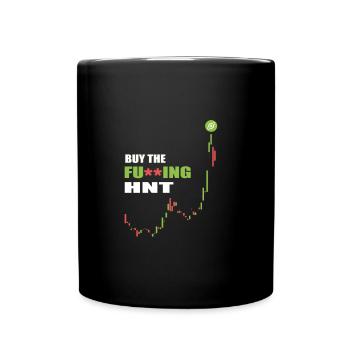 Krypto Crypto Helium Mining HNT Bitcoin Blockchain - Tasse einfarbig - Schwarz - Vorne