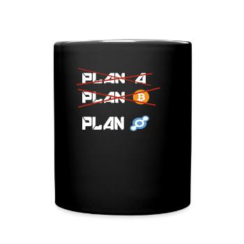 Krypto Crypto Helium Mining HNT Bitcoin Blockchain - Tasse einfarbig - Schwarz - Vorne