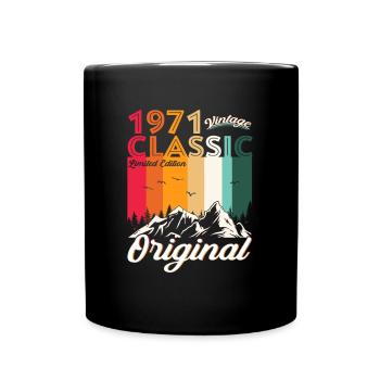 Original 1971 51ème Anniversaire Cadeau Hommes Femmes - Mug uni - noir - Devant