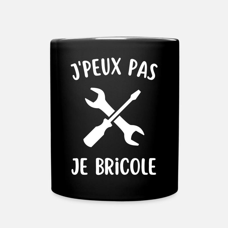 Je peux pas jai bricolage - Mug uni - noir