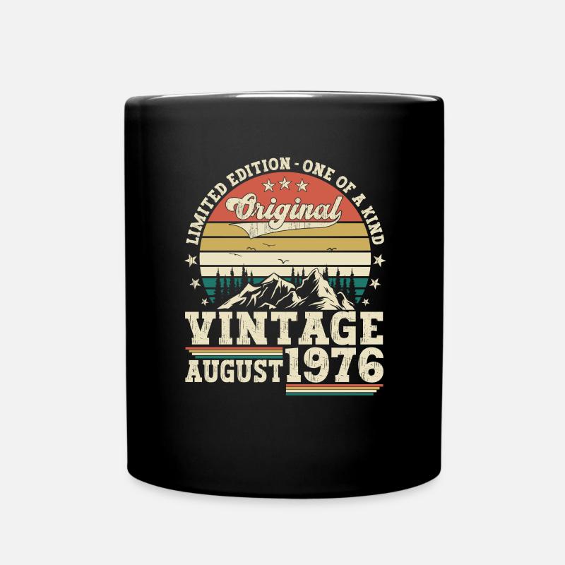 Original Août né 1976 46e anniversaire - Mug uni - noir