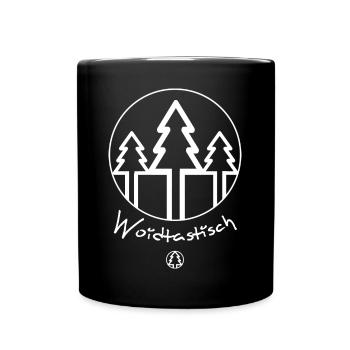 Woidtastisch - Tasse einfarbig - Schwarz - Vorne