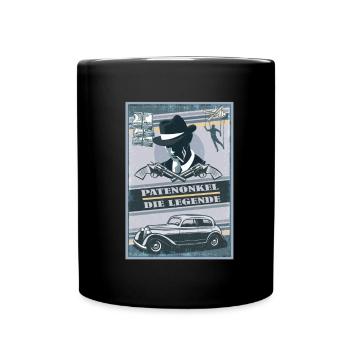 Gentlemen Godfather Godfather Sponsorship Uncle Godchild - Full Colour Mug - black - Front