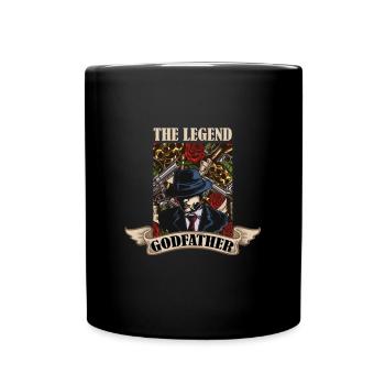 Gentlemen Godfather Godfather Sponsorship Uncle Godchild - Full Colour Mug - black - Front