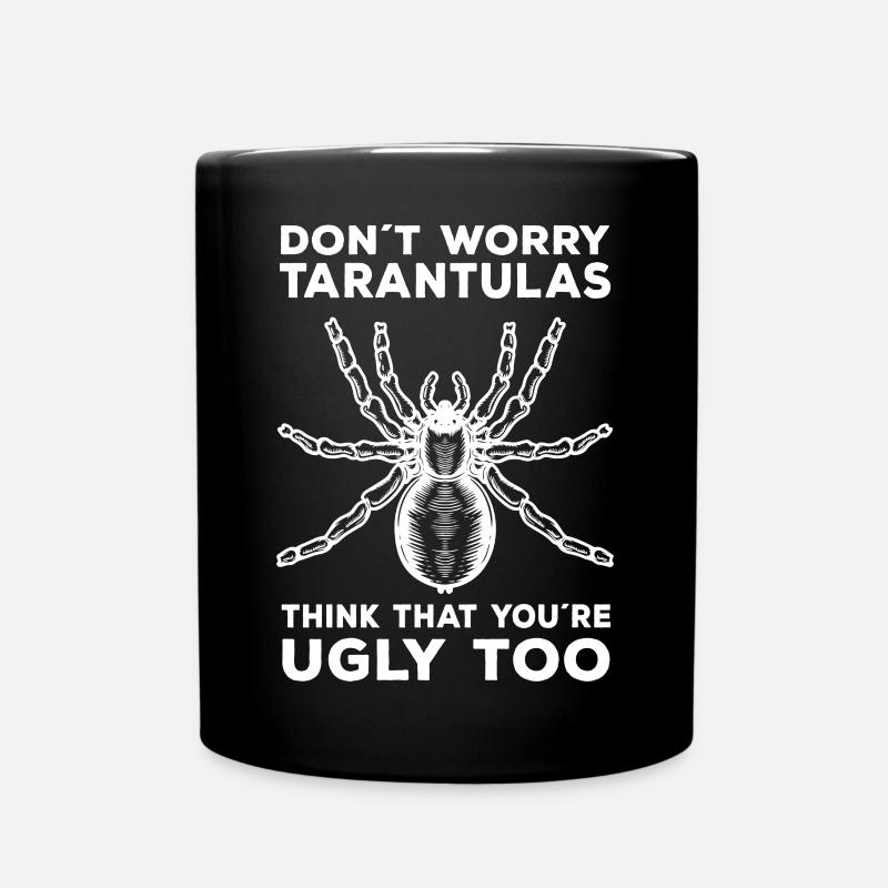 Tarantula Haustier | Vogelspinnen Spinne Geschenke - Tasse einfarbig - Schwarz