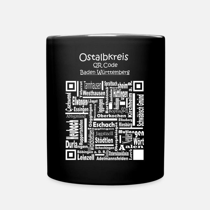 Ostalbkreis Appealing and cool design - Full Colour Mug - black