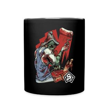 Peintres, vernisseurs, artistes, artisans - Mug uni - noir - Devant