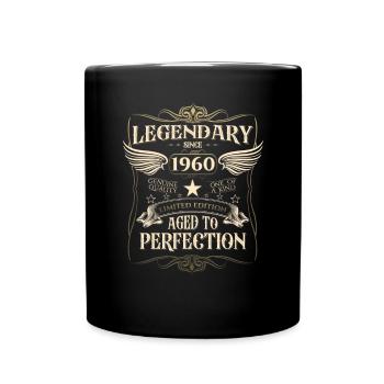 Légendaire depuis 1960 62ème cadeau d’anniversaire Génial - Mug uni - noir - Devant