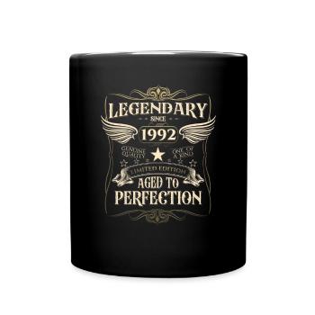 Légendaire depuis 1992 30ème cadeau d’anniversaire Génial - Mug uni - noir - Devant
