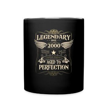 Légendaire depuis 2000 22ème cadeau d’anniversaire Génial - Mug uni - noir - Devant