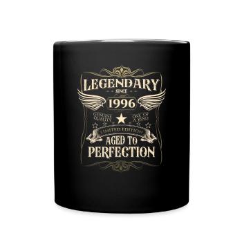 Legendär seit 1996 26. Geburtstag Geschenk Awesome - Tasse einfarbig - Schwarz - Vorne