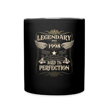 Légendaire depuis 1998 cadeau de 24ème anniversaire Génial - Mug uni - noir - Devant