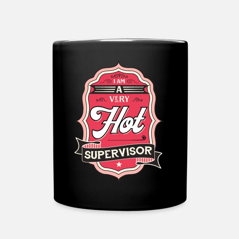 I AM A VERY HOT ADVISOR - Full Colour Mug - black