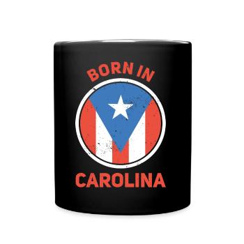 Carolina Puerto Rico - Full Colour Mug - black - Front