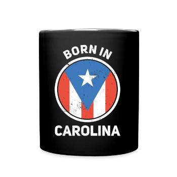 Puerto Rico - Tasse einfarbig - Schwarz - Vorne