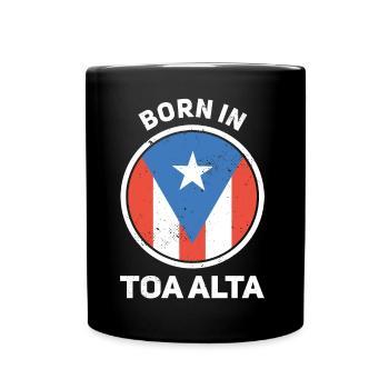 Puerto Rico - Tasse einfarbig - Schwarz - Vorne
