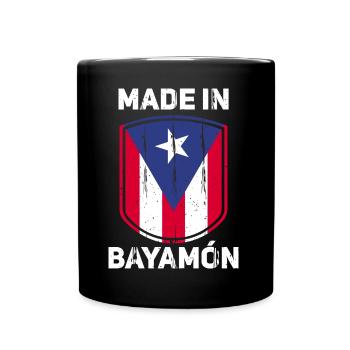 Puerto Rico - Tasse einfarbig - Schwarz - Vorne