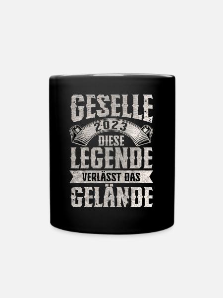 Geselle 2023 Gesellenprüfung - Tasse einfarbig - Schwarz