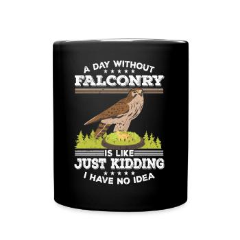 Fauconnerie | Fauconnerie Fauconnerie Animaux Idée cadeau - Mug uni - noir - Devant