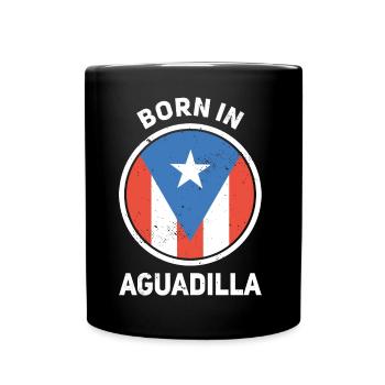 Puerto Rico - Tasse einfarbig - Schwarz - Vorne