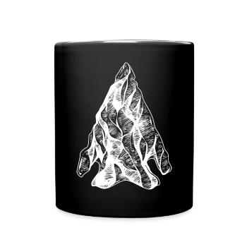 Arrowhead Hunting Arrowhead Collector - Full Colour Mug - black - Front