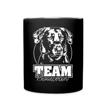 TEAM BEAUCERON Dog Sports Dogs Dog Wilsigns - Full Colour Mug - black - Front