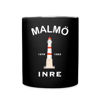 Malmö old lighthouse, Malmö Inre, Sweden - Full Colour Mug - black - Front