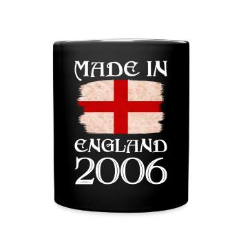 Made in England 2006 - St George's Day - English - Full Colour Mug - black - Front