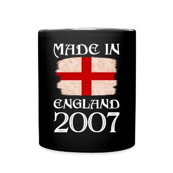 Made in England 2007 - St George's Day - English - Full Colour Mug - black - Front