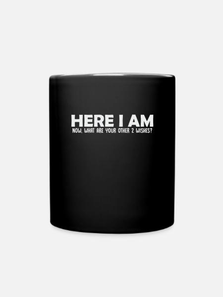 ICI JE SUIS DRÔLE - Mug uni - noir