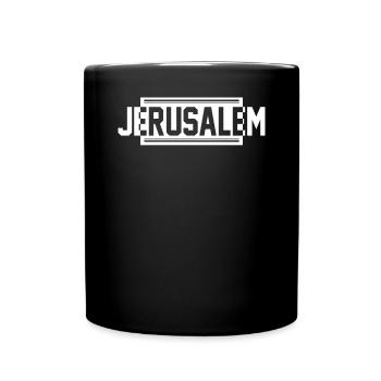 Jerusalem Urbane - Full Colour Mug - black - Front