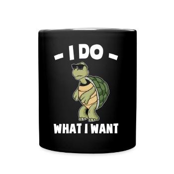 Tortue | Reptiles Reptile Cadeaux - Mug uni - noir - Devant