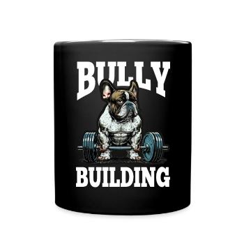 Français Bulldog Frenchie Bodybuilding Dog - Mug uni - noir - Devant