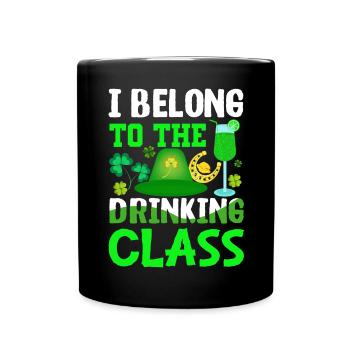 St Paddy's St Patricksday St Patrick Day - Full Colour Mug - black - Front