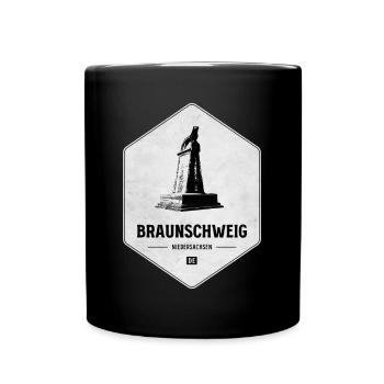 Brunswick Monument Emblem - Full Colour Mug - black - Front