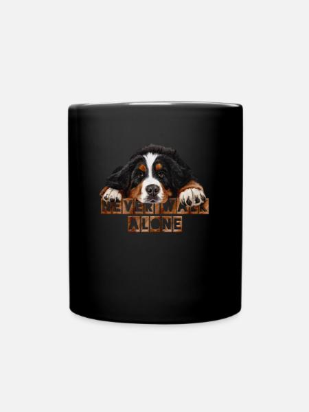 Bernese Mountain Dog - Full Colour Mug - black