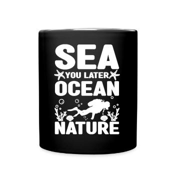 Profession de biologiste marin | Idée cadeau de biologiste marin - Mug uni - noir - Devant