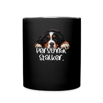 Bouvier bernois - Mug uni - noir - Devant