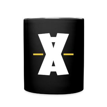 Double X dash digital art - Full Colour Mug - black - Front