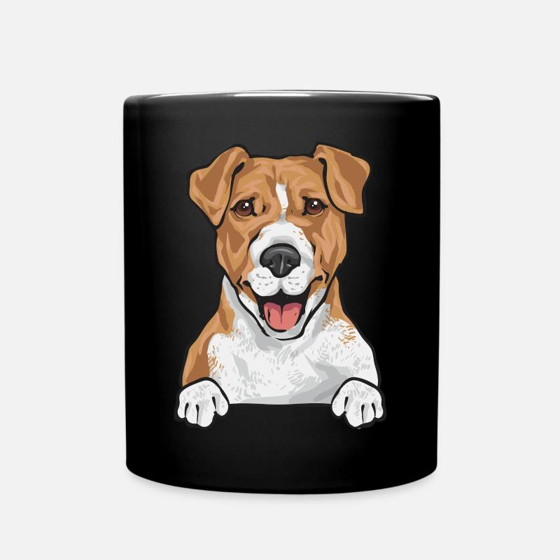 Jack Russell Terrier - Tasse einfarbig - Schwarz