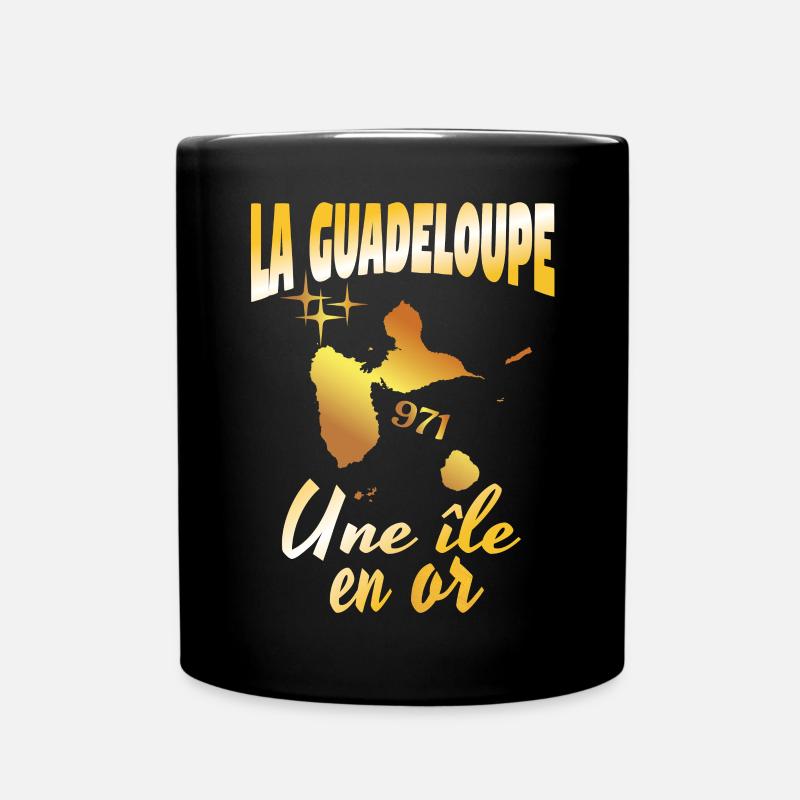 La Guadeloupe une ile en or - Mug uni - noir