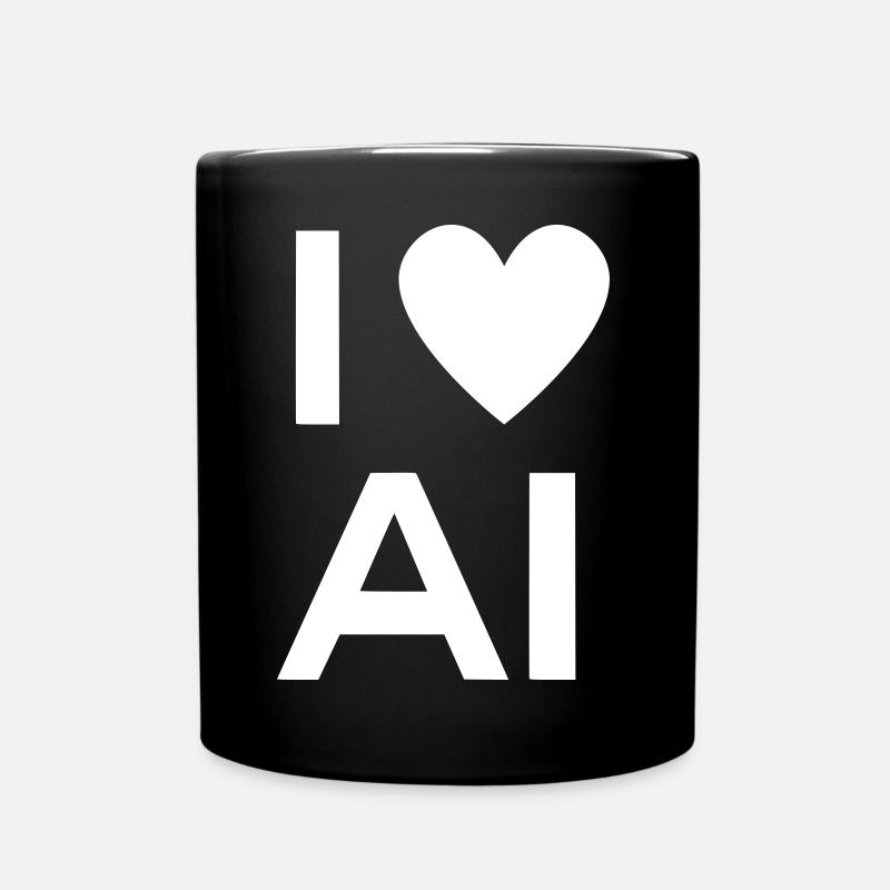 J’adore l’IA - Mug uni - noir