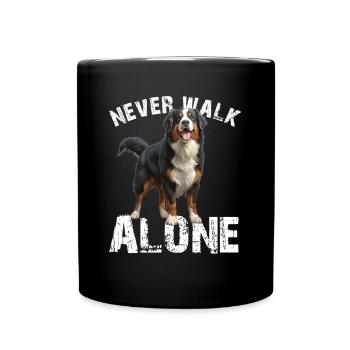 Bouvier bernois - Mug uni - noir - Devant