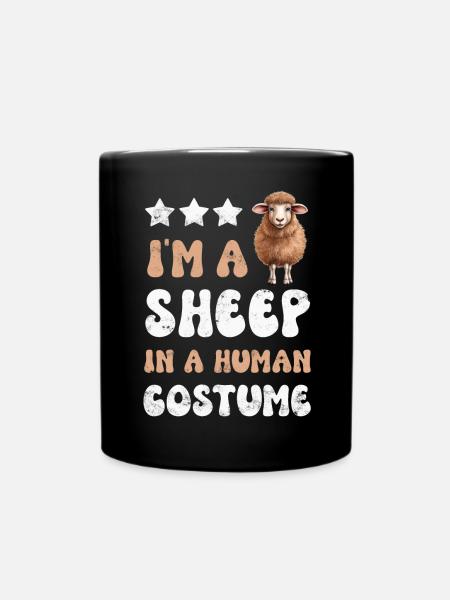 Moutons Moutons - Mug uni - noir